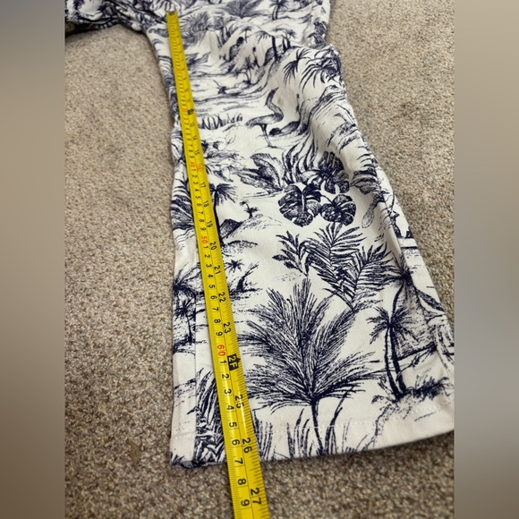 J. McLaughlin Alma Pant in Heron Tolie, Size 10 Summer Resort Vacation Preppy - Picture 4 of 11